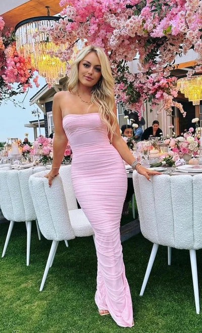 Sofia Mesh Maxi (Pink)