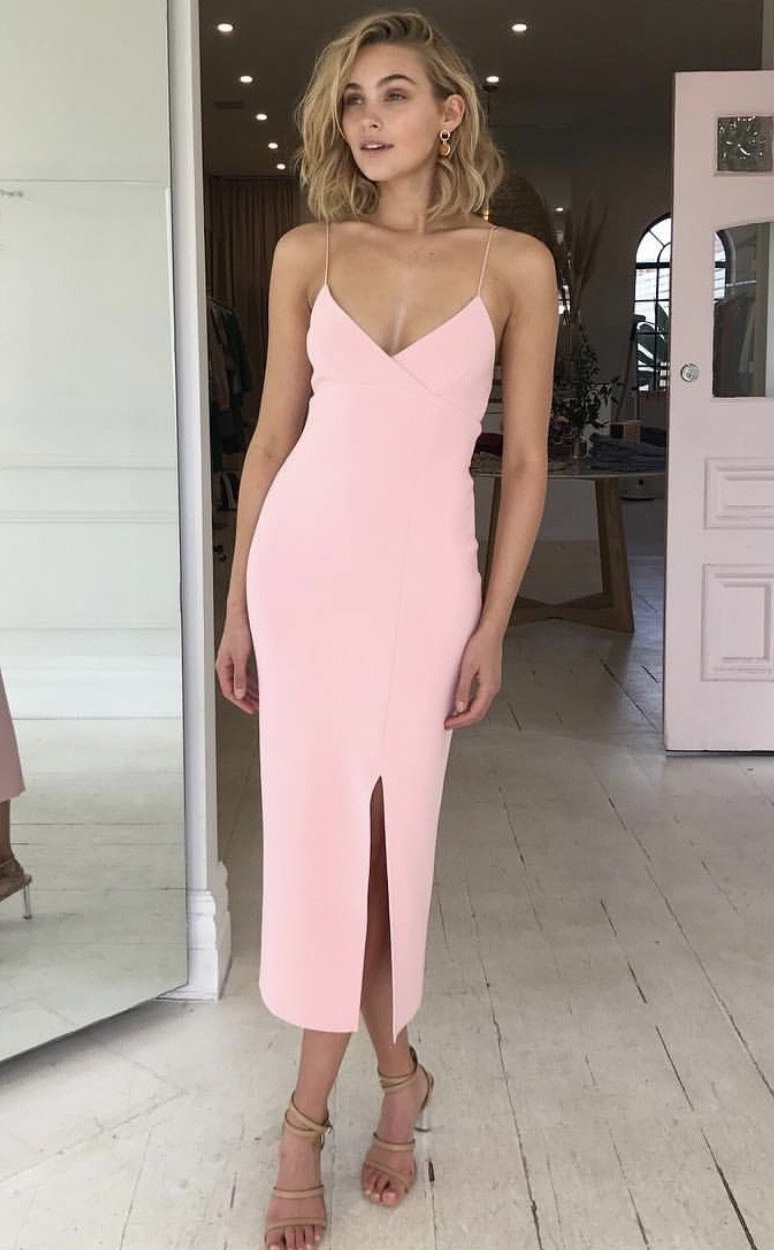 Lea Split Midi (Blush) FOR SALE First Date Rentals