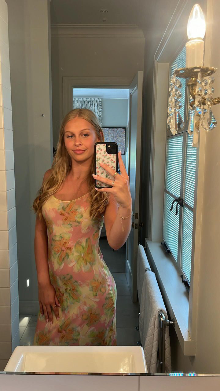 ZEPHY PRINT SLIP DRESS - First Date Rentals