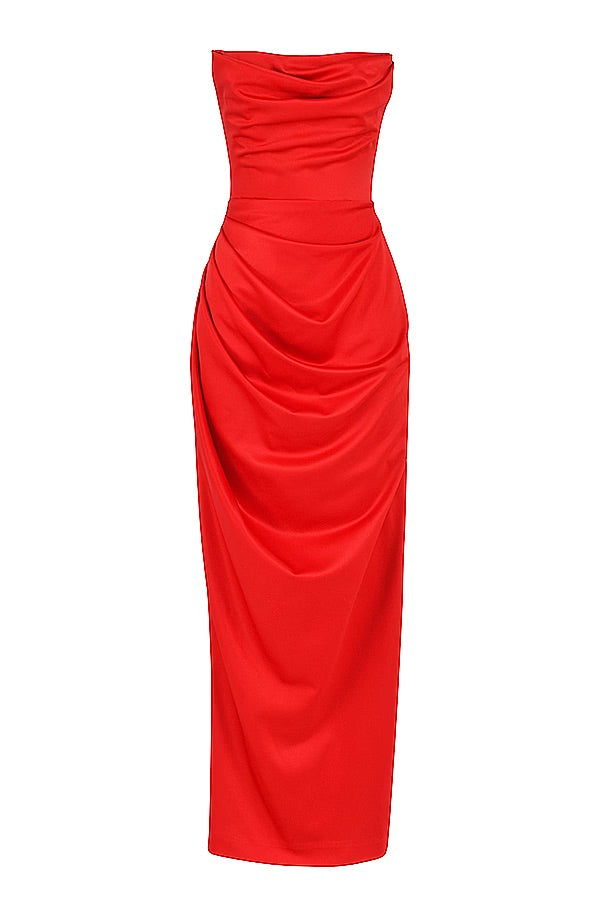 Adrienne Maxi (Red) - First Date Rentals