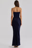 Persephone Strapless Corset Maxi (Navy)