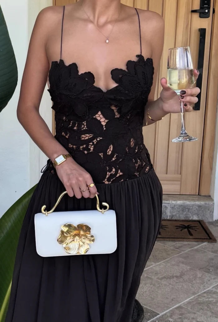 Stephanie Maxi Dress (Black)