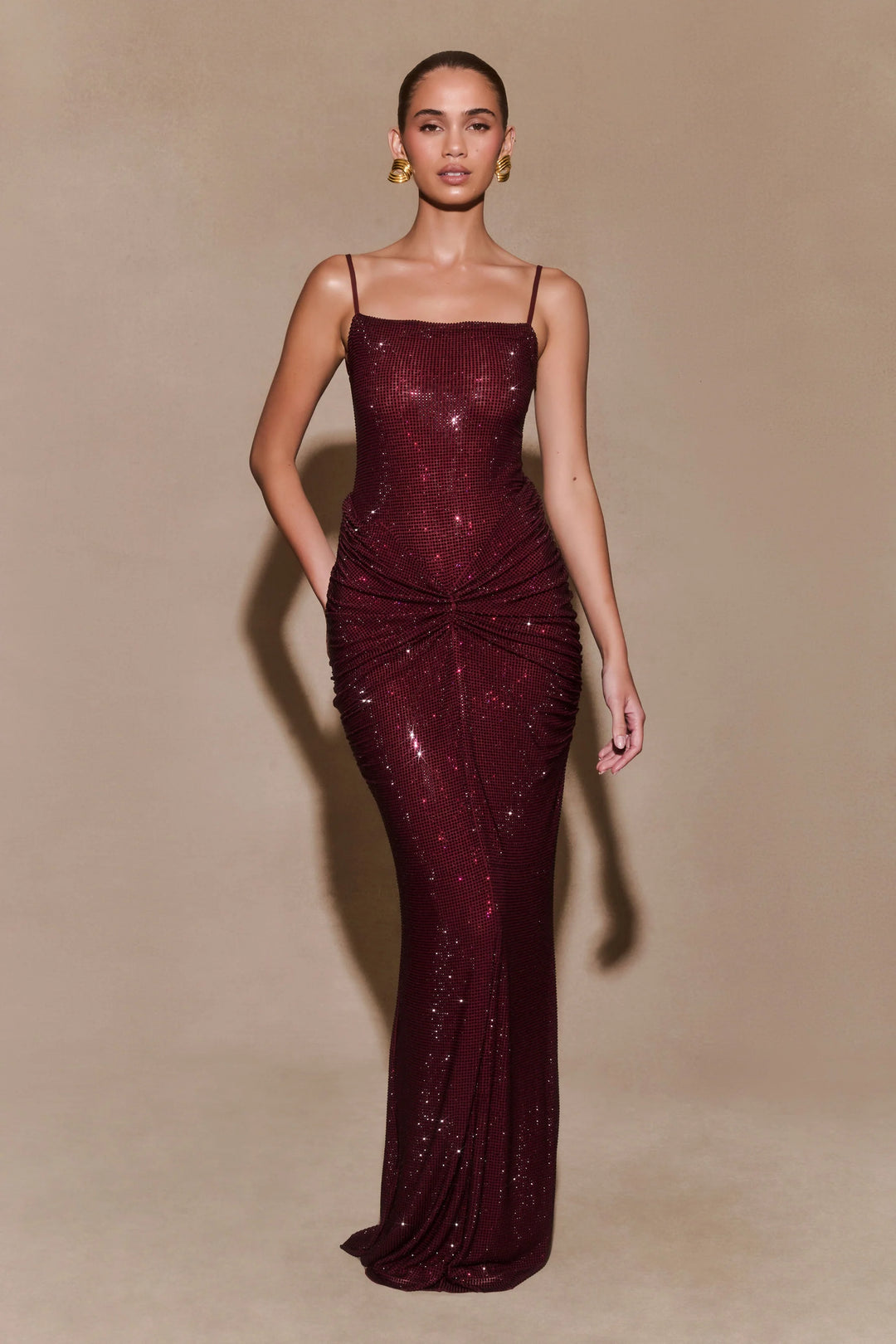 Roisin Diamante Maxi (Mahogany)
