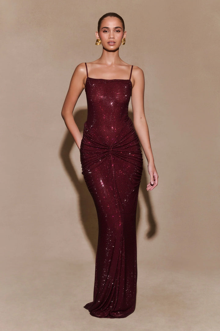 Roisin Diamante Maxi (Mahogany)