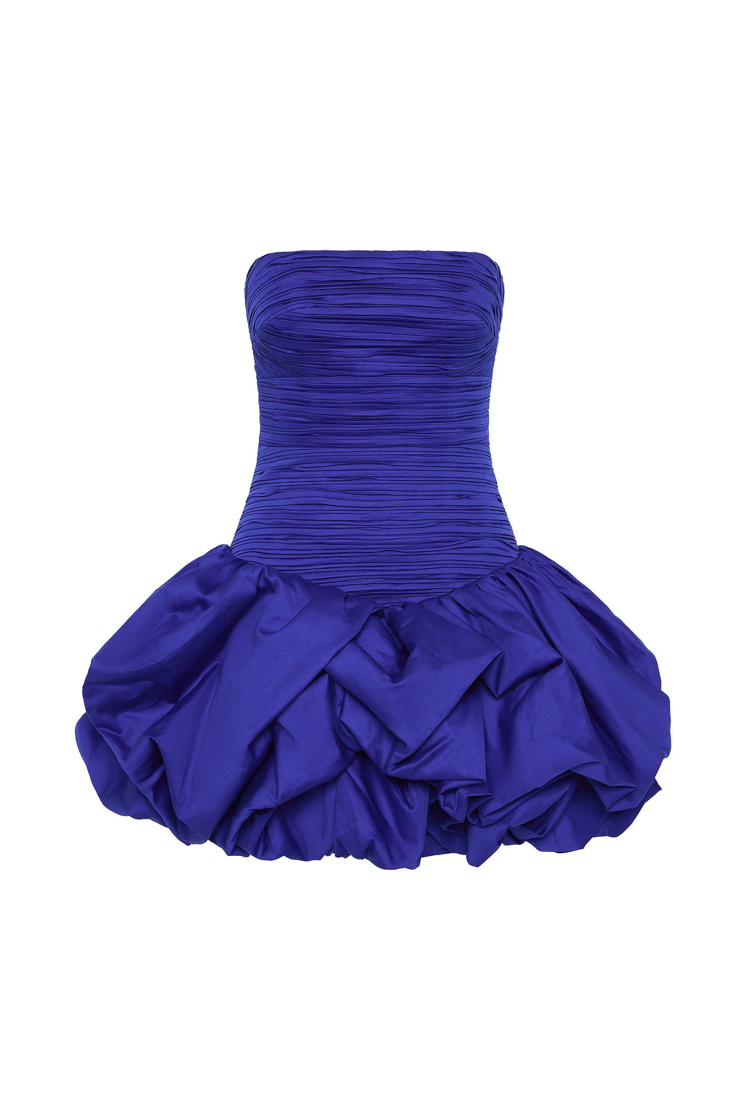Violette Bubble Hem Mini (Cobalt) - First Date Rentals