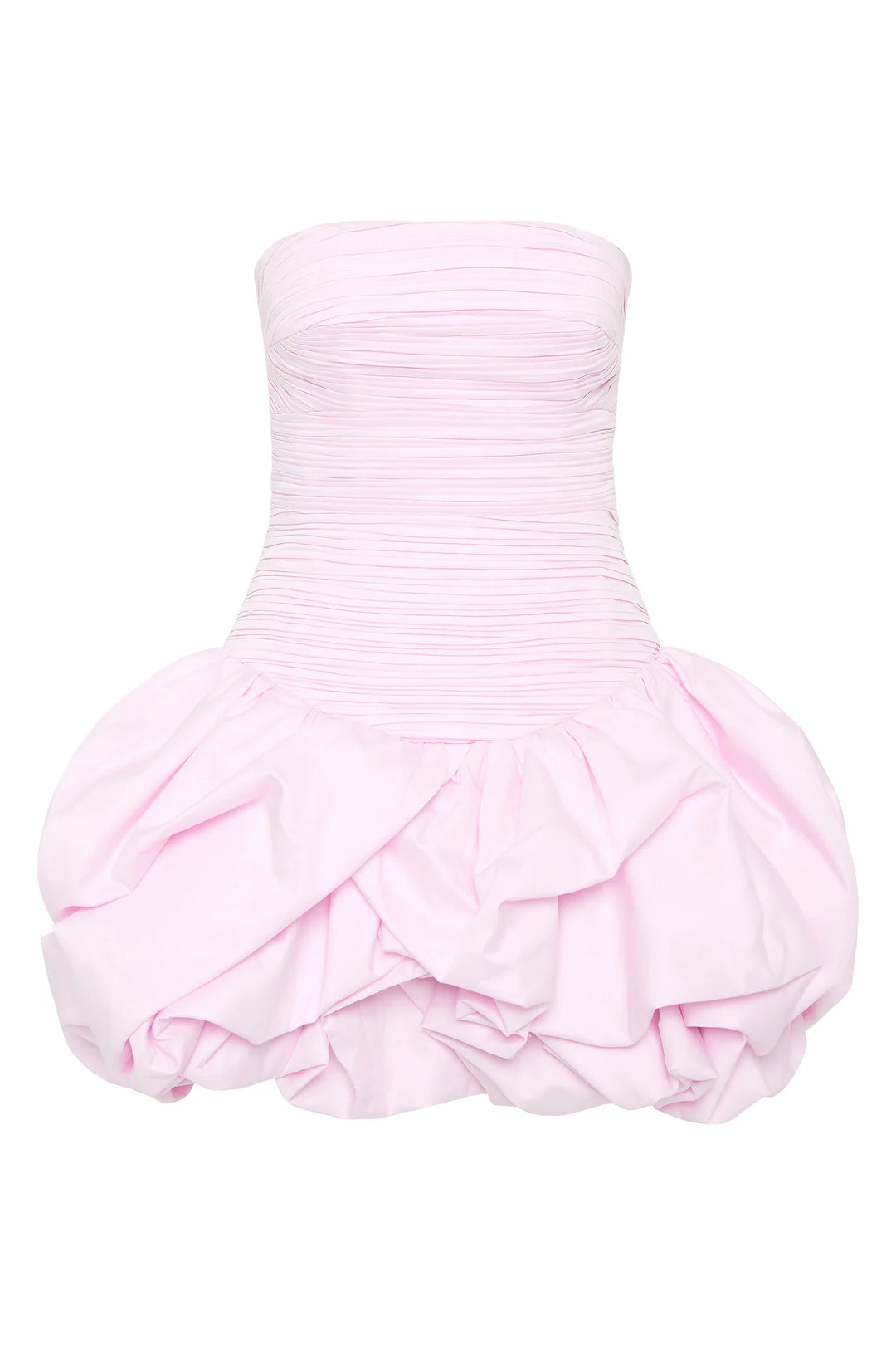 Violette Bubble Hem Mini (Pastel Pink) - First Date Rentals