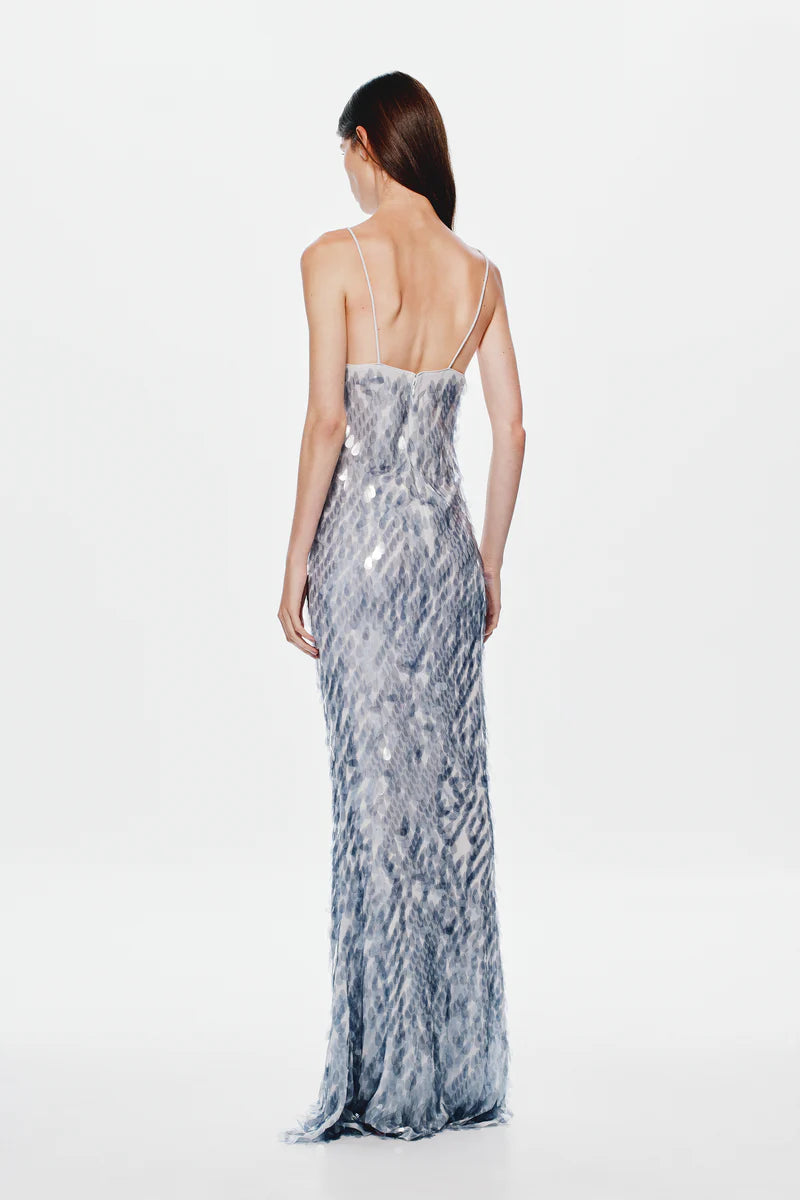 Sapphire Sequin Dress (Dove Grey)