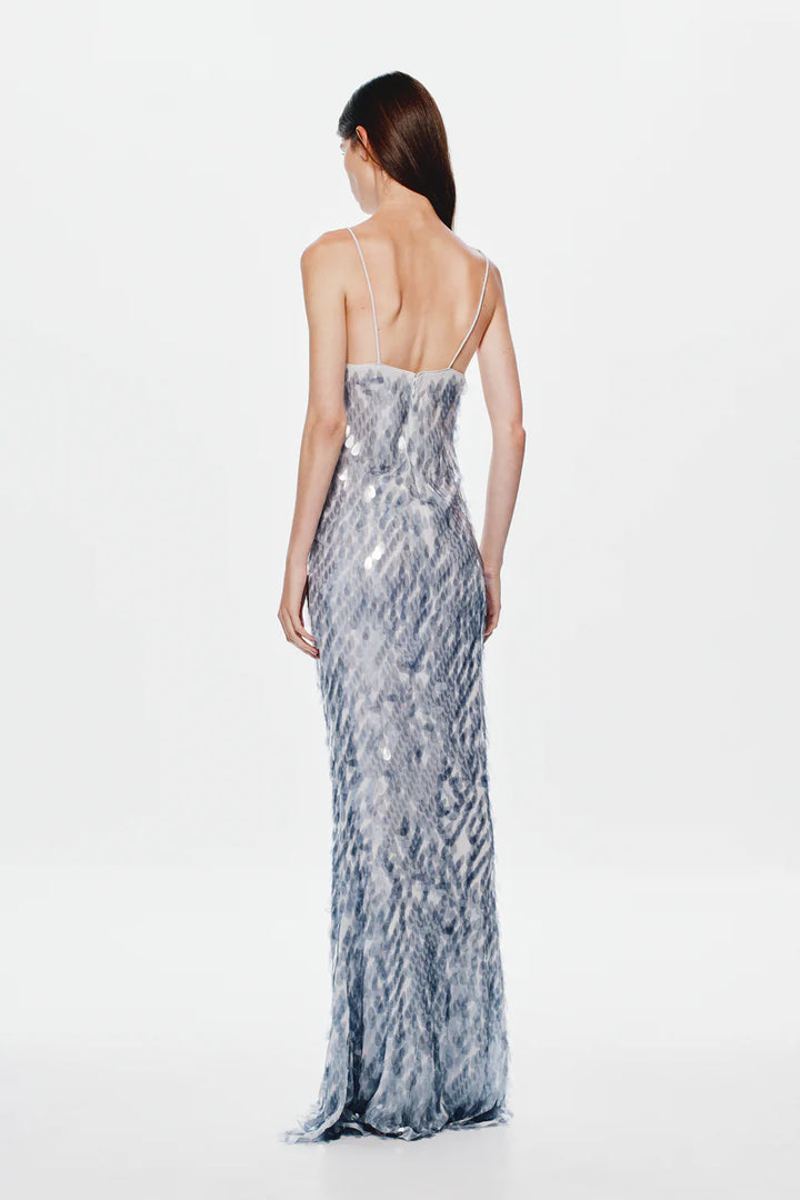 Sapphire Sequin Dress (Dove Grey)