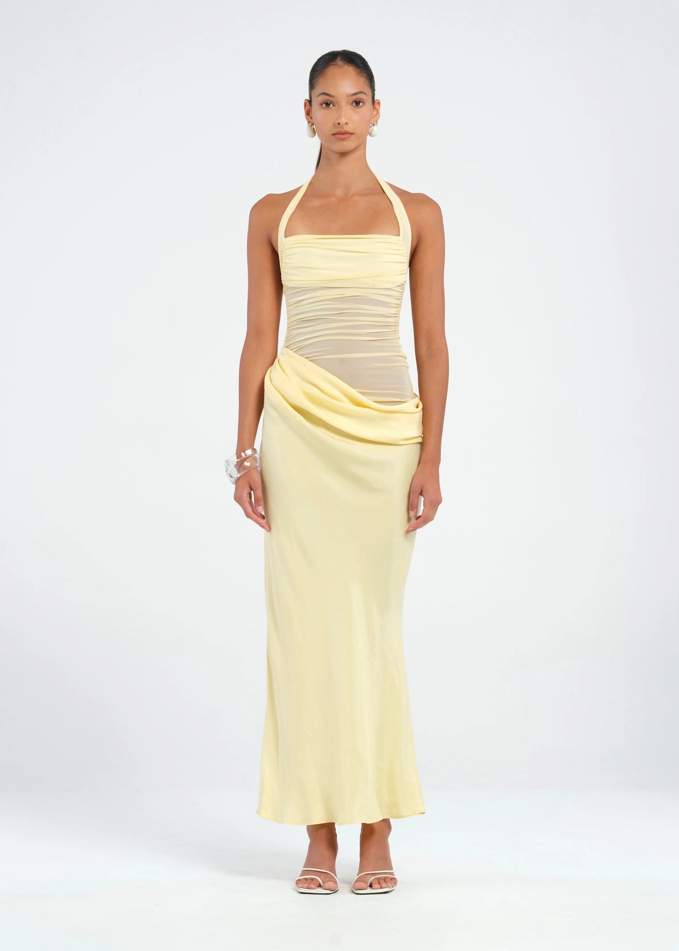 Gina Halter Dress (Yellow)