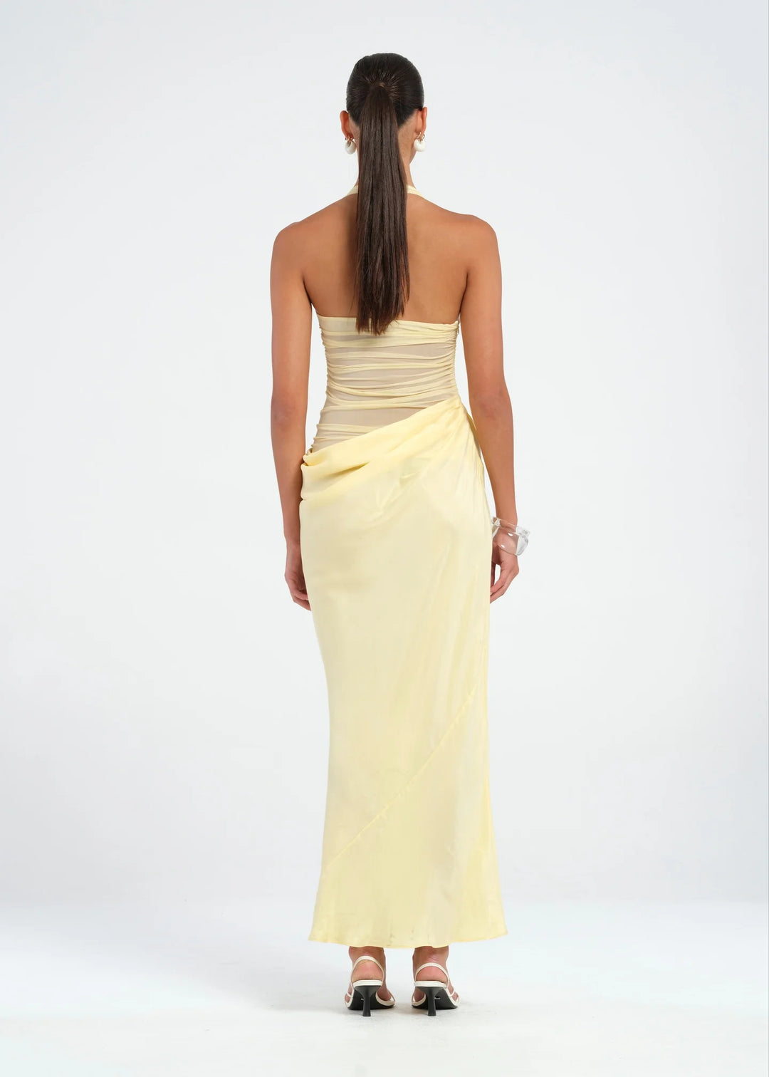 chinese dress ladies Benni Gina Maxi Dress in Chocolate Brown