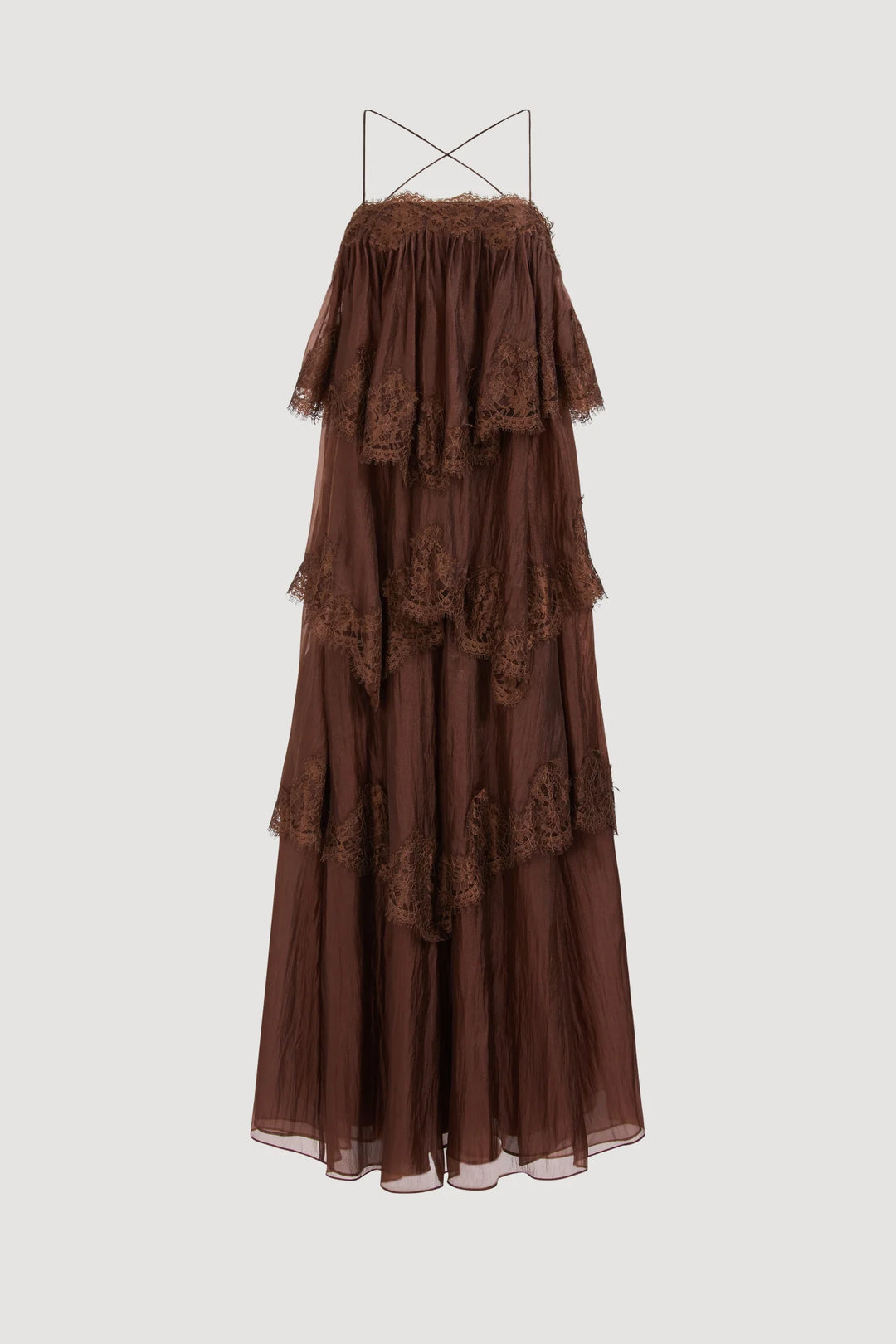 Ophelia Lace Gown (Chocolate)