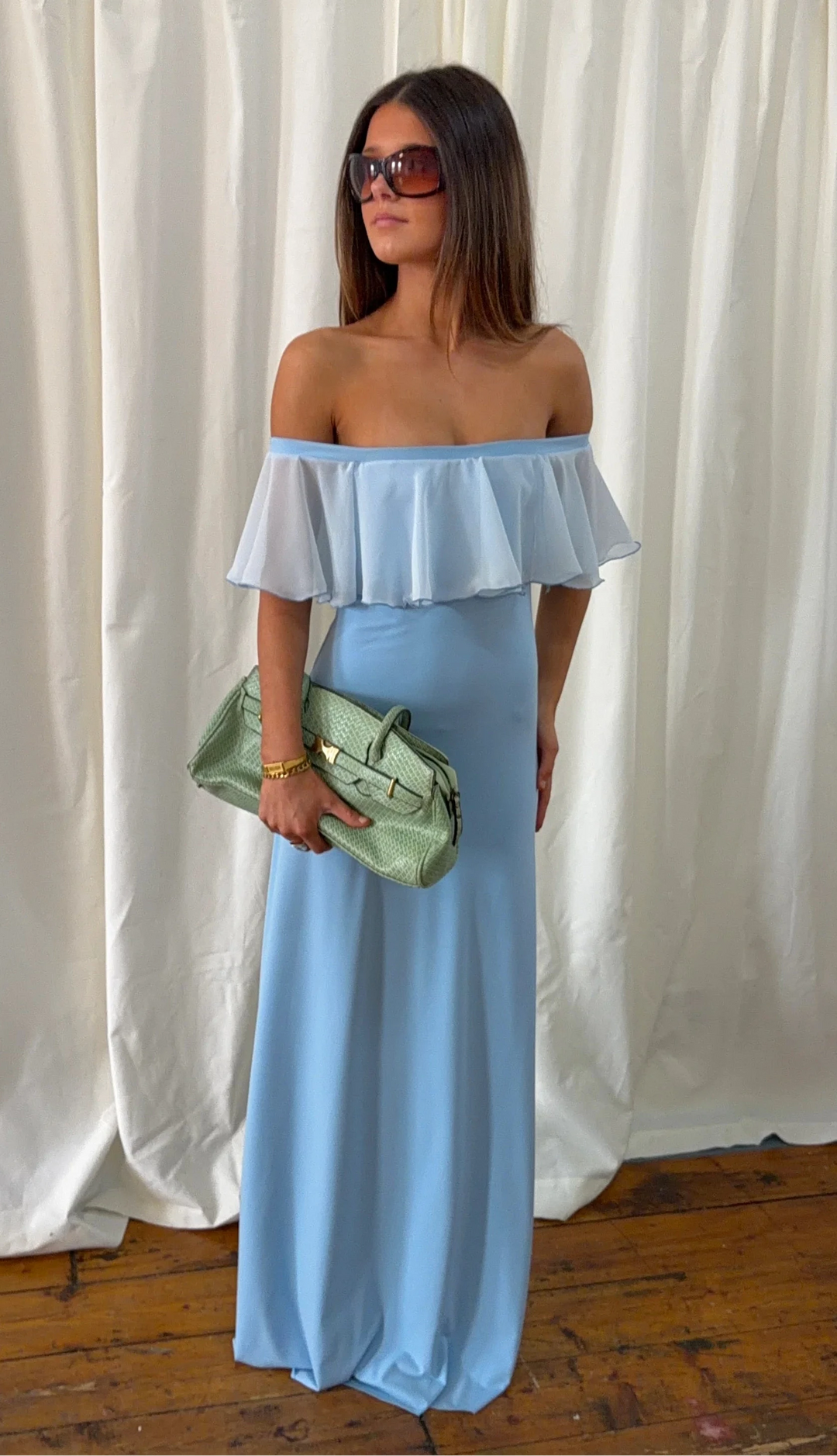 PHYLLIS DRESS (BABY BLUE)