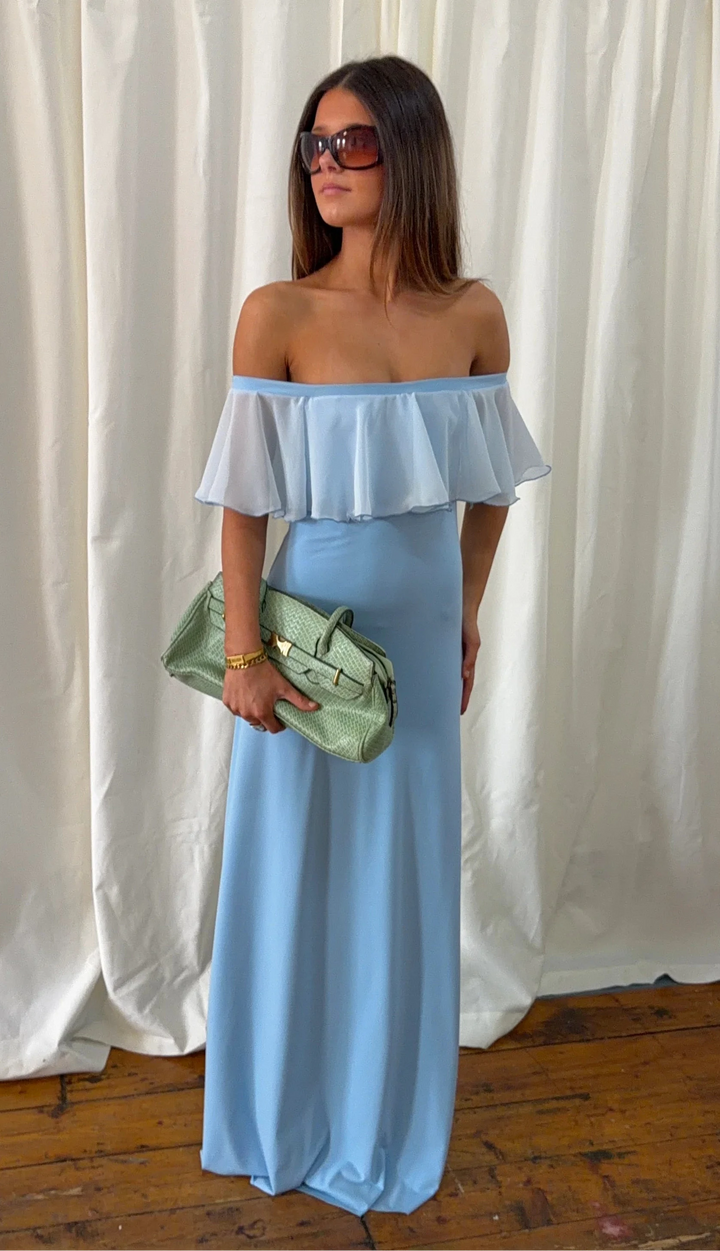 PHYLLIS DRESS (BABY BLUE)