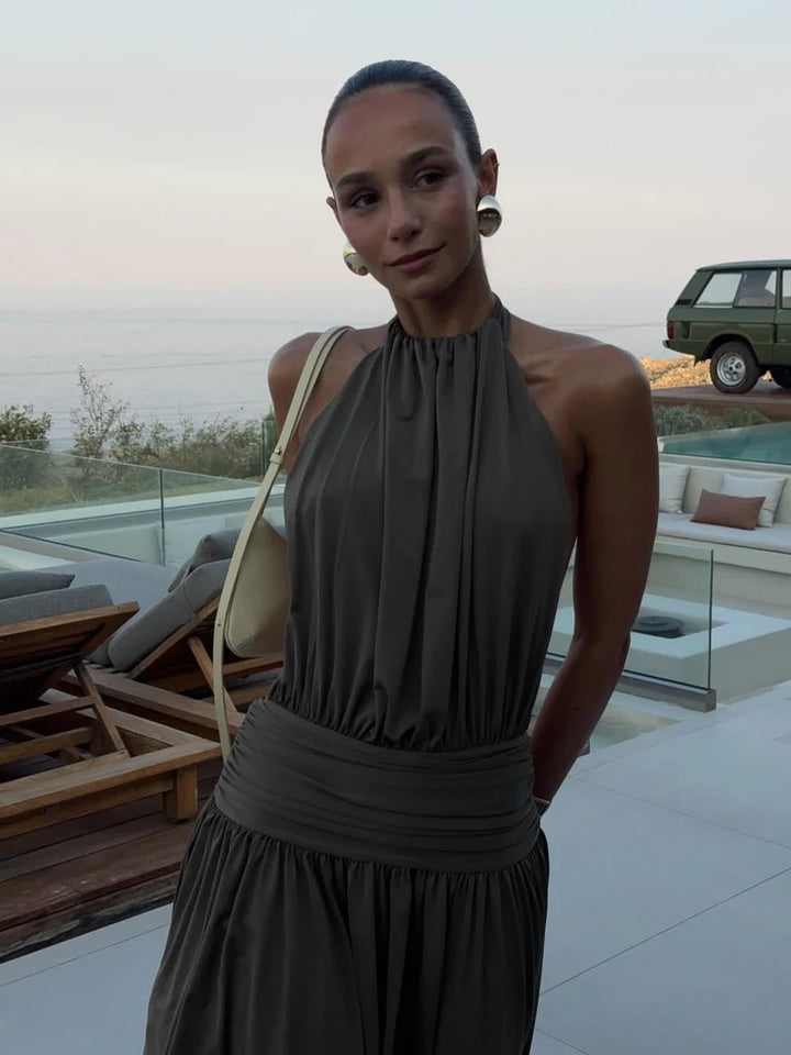 Santina Dress (Khaki)