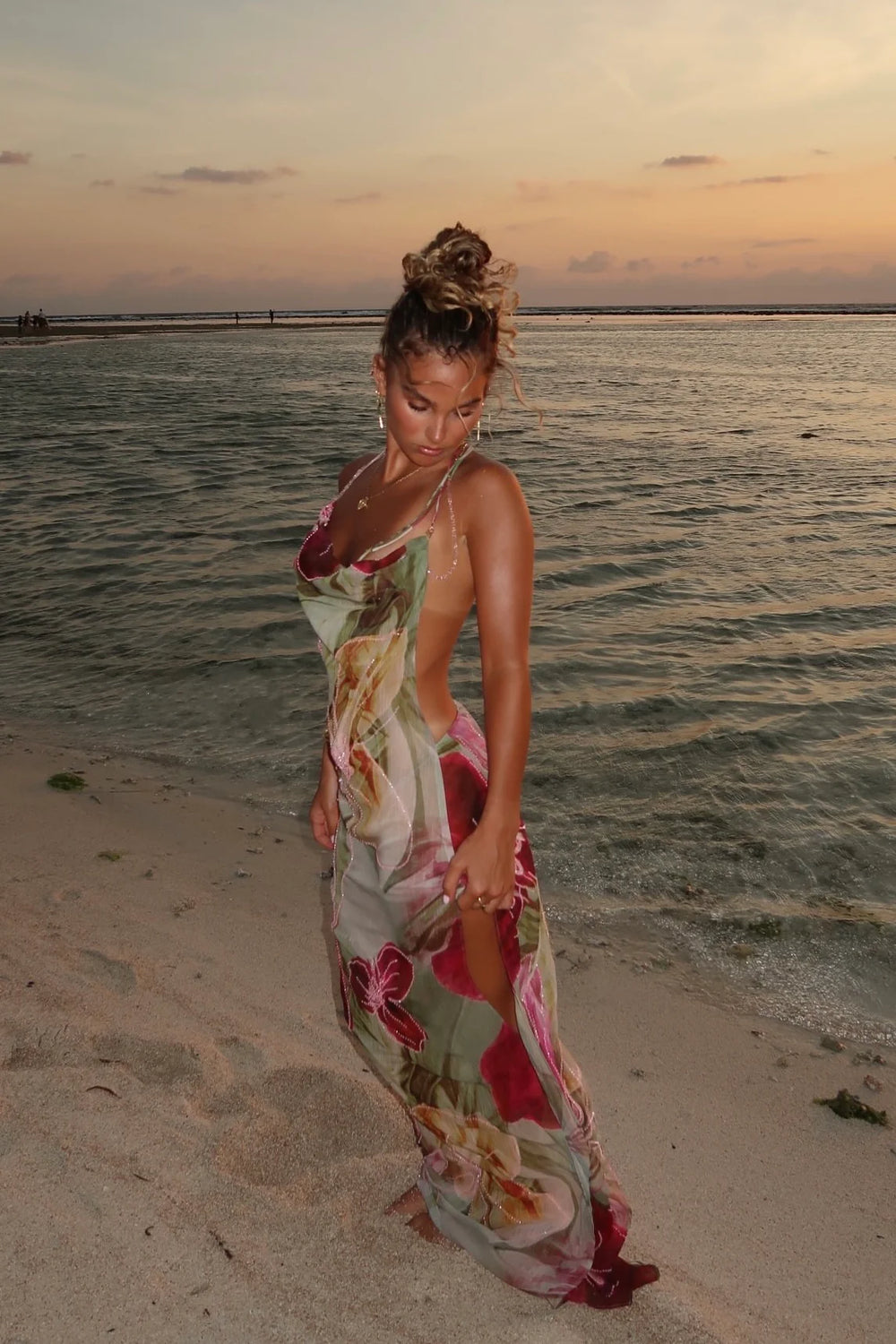 Dahlia Hand Beaded Dress - First Date Rentals