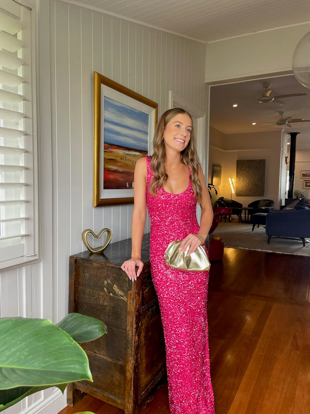 Janhvi Dress (Pink)