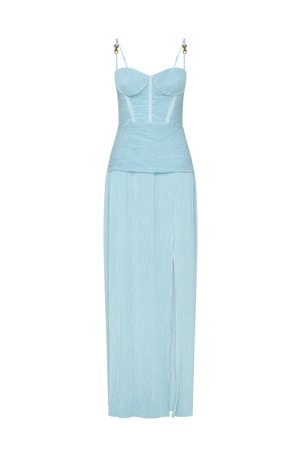 Double Time Pleat Dress (Acqua Spritz) - First Date Rentals