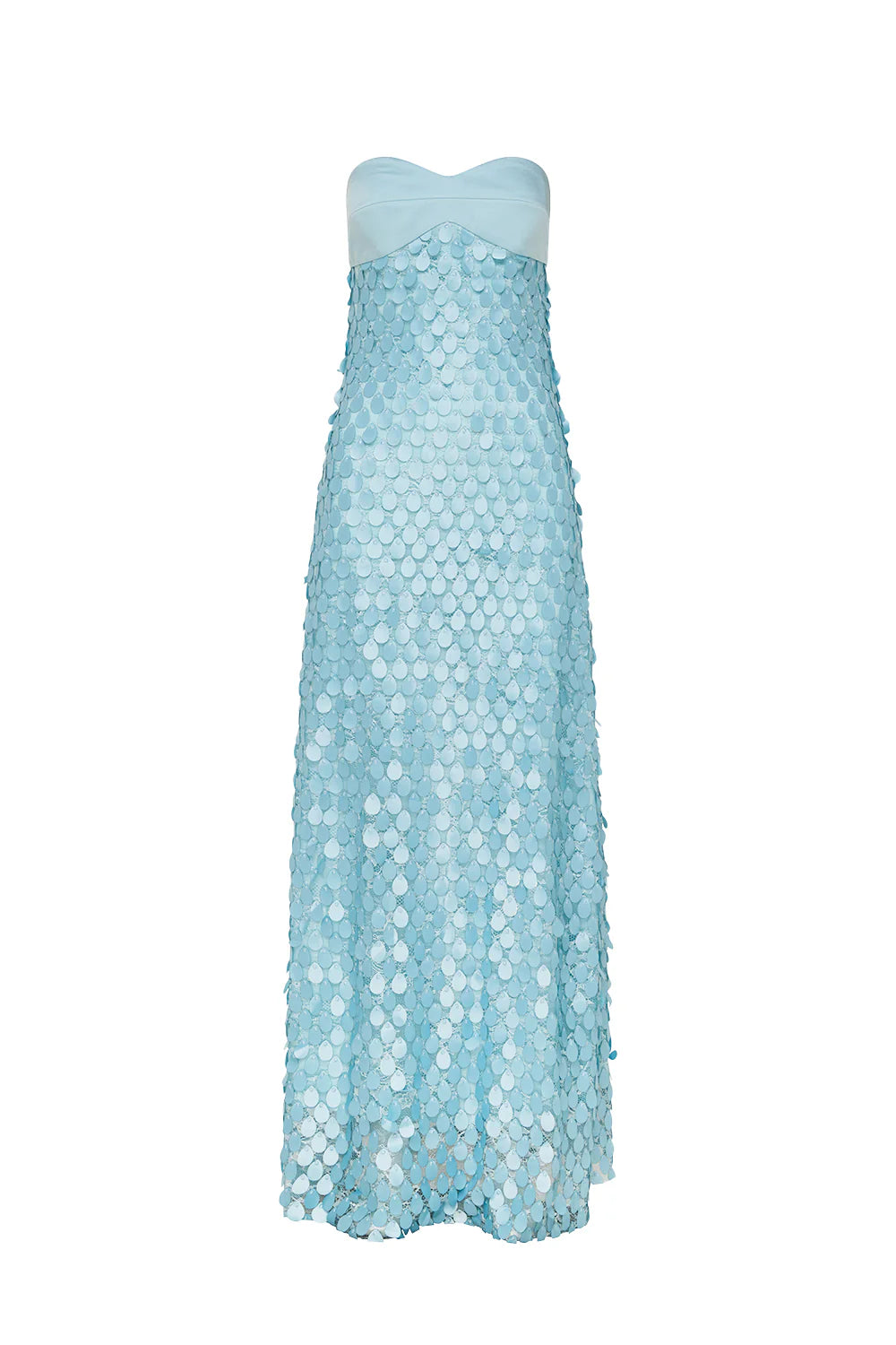 SUPREME EXTREME BALCONETTE DRESS (Aqua) - First Date Rentals