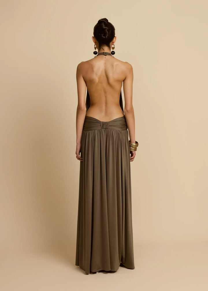 Santina Dress (Khaki)