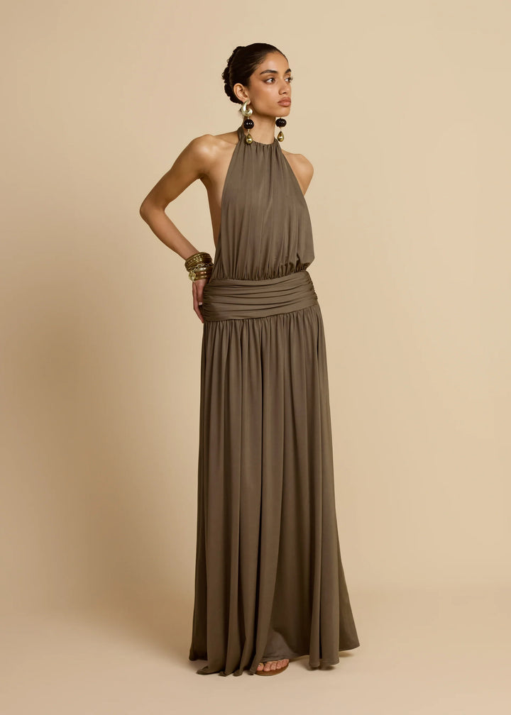 Santina Dress (Khaki)