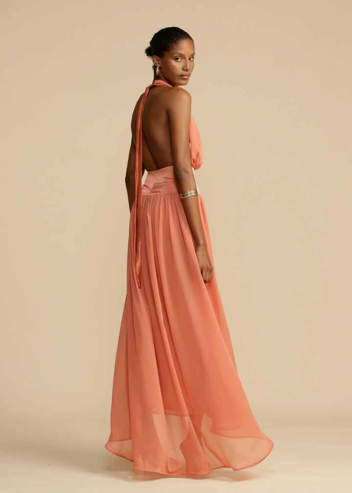 Serena Dress (Coral)