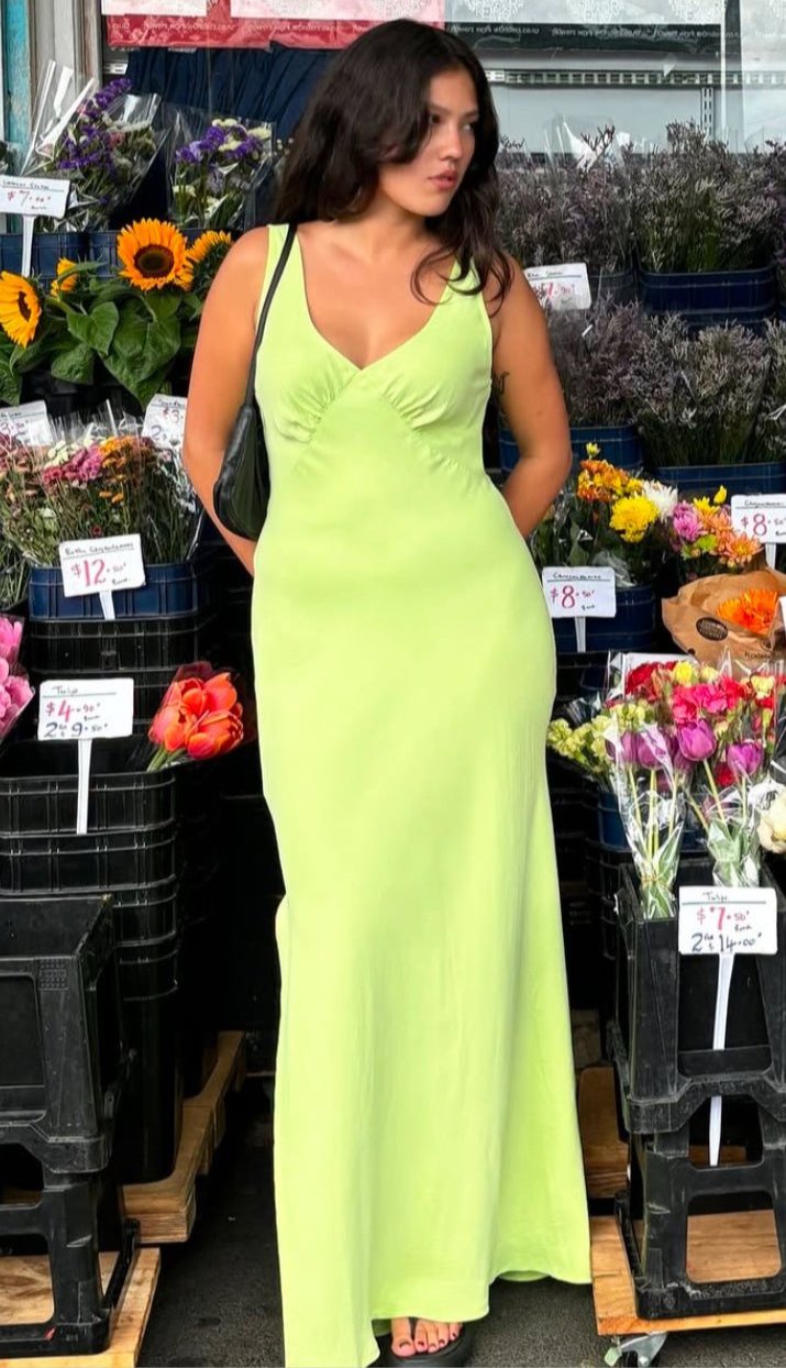 ESMERELDA SLIP DRESS - First Date Rentals