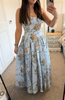 Ysabella Maxi (Blue Vintage Rose)