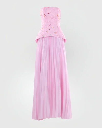 Cascade Pleat Gown