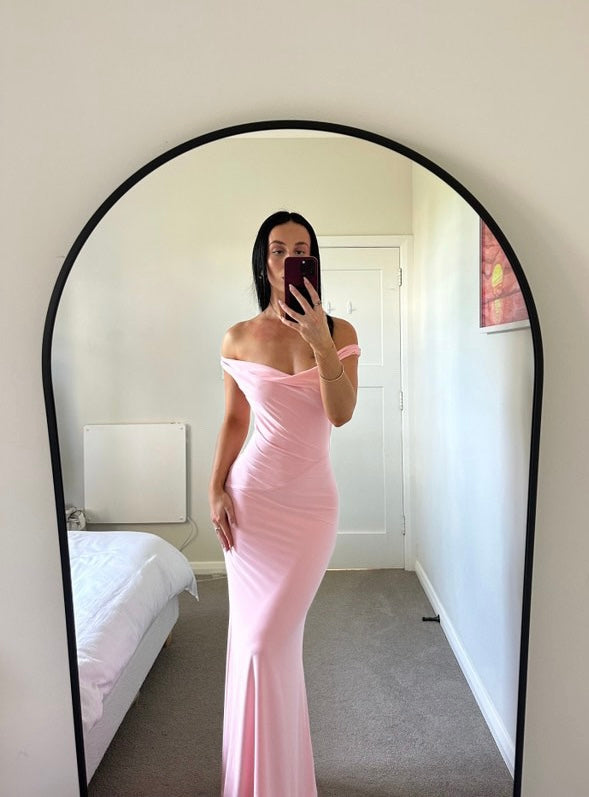 Bettina Gown (Pink) - First Date Rentals