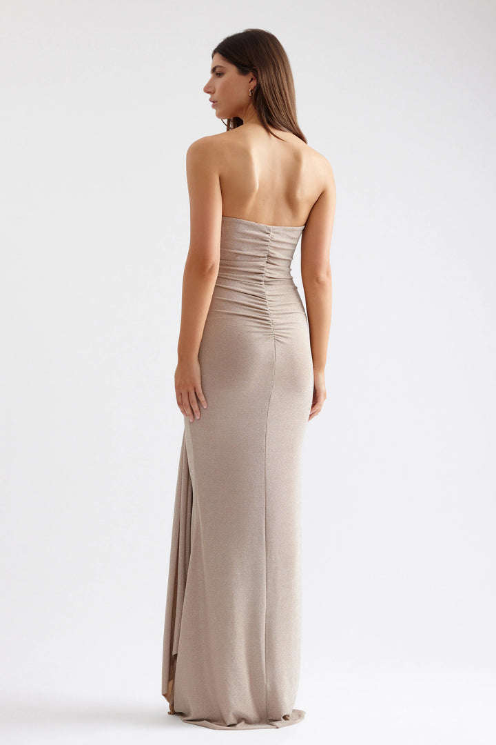 Tiffany Dress (Champagne) - First Date Rentals