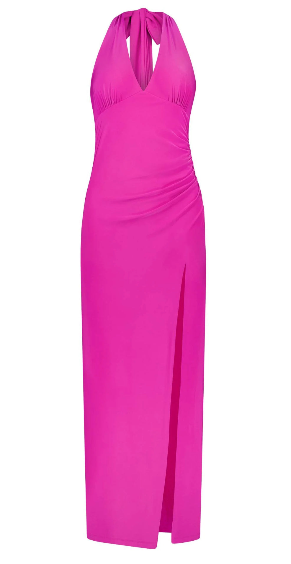 Halter Maxi Fuchsia - First Date Rentals