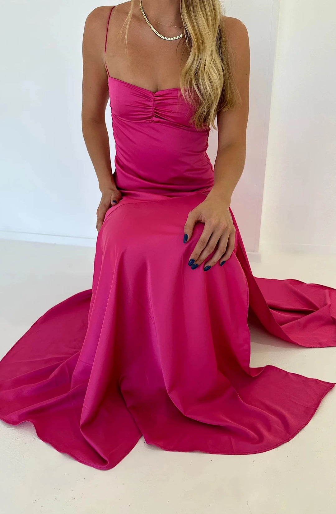 Gaia Gown (Pink) - First Date Rentals