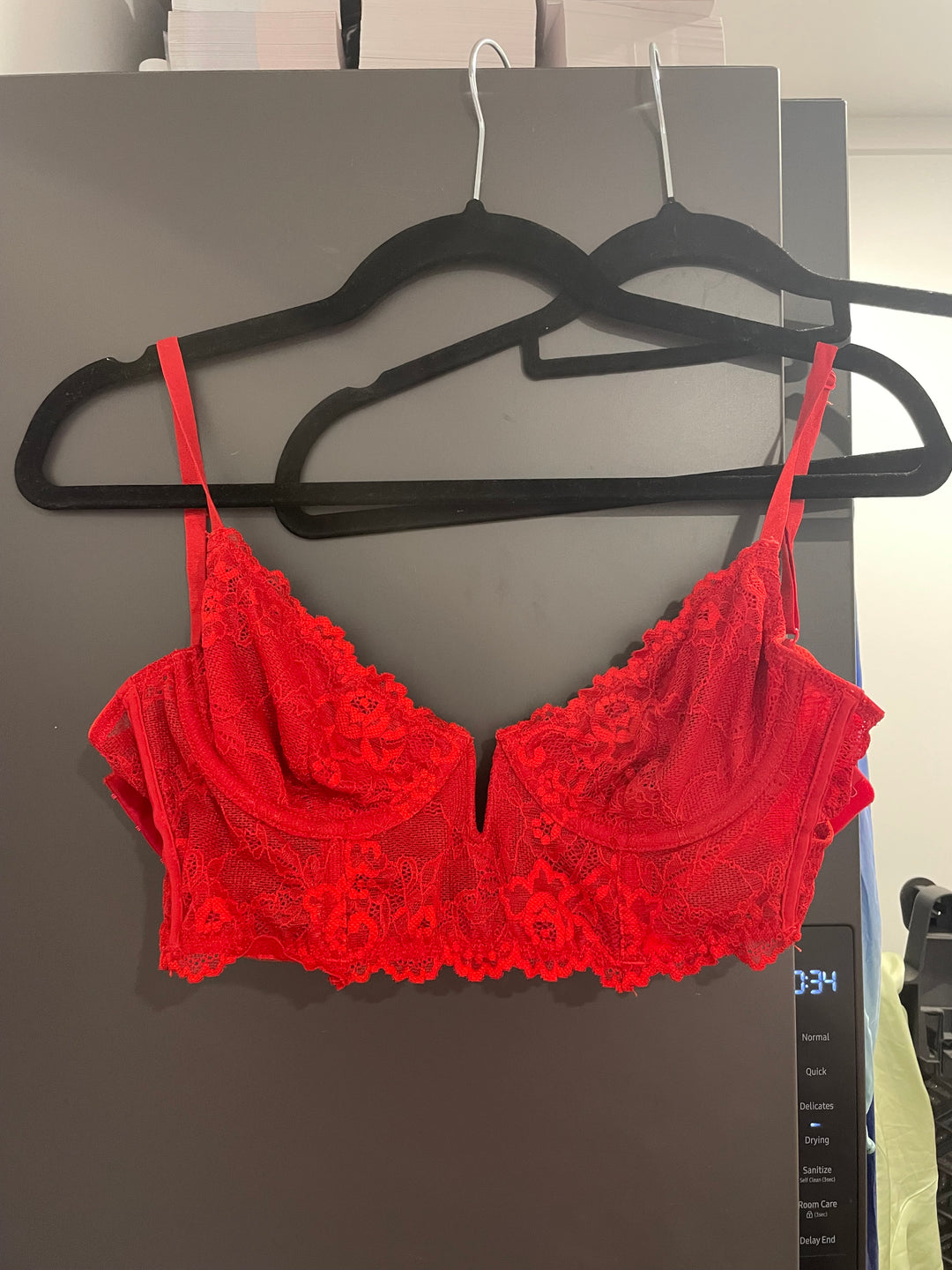 Red lace corset - FOR SALE - First Date Rentals
