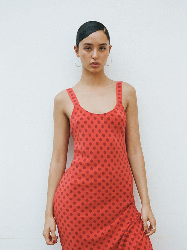 Allegra Midi (Red) - First Date Rentals