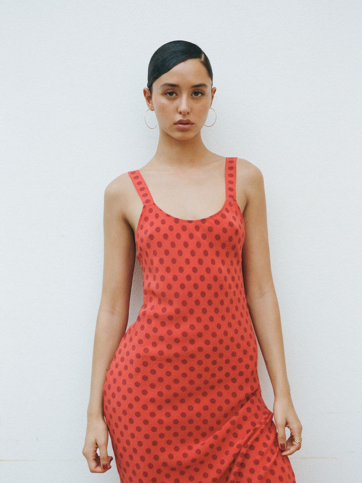 Allegra Midi (Red) - First Date Rentals