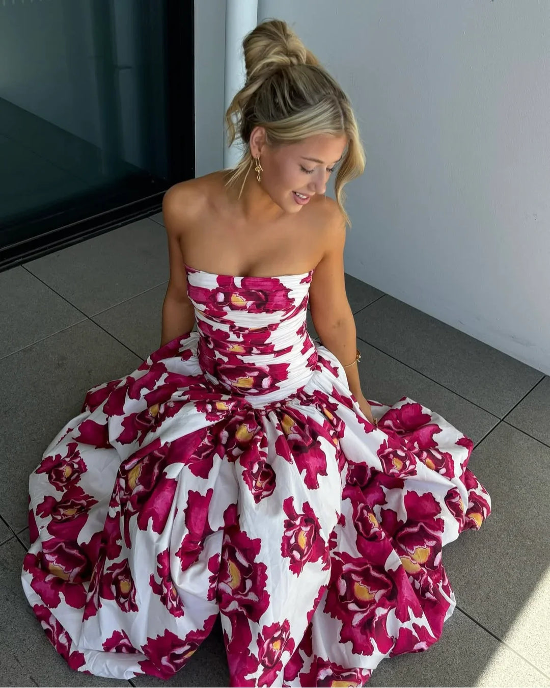 Behold Bubble Maxi Dress