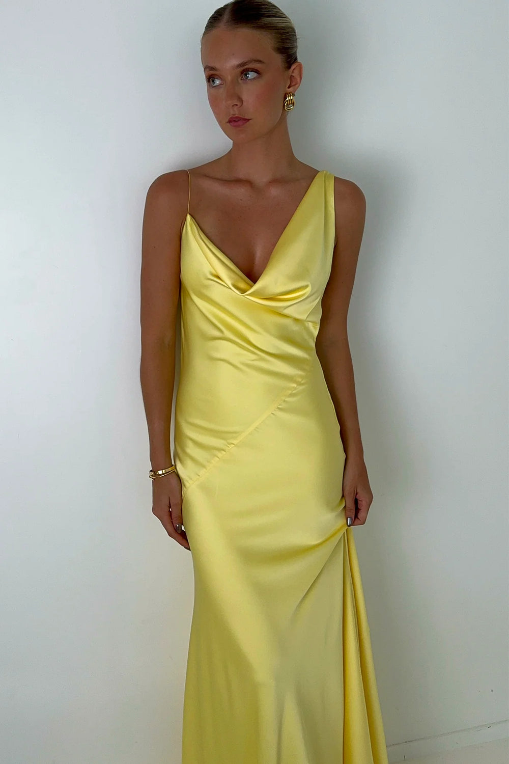Bianka Gown (Yellow) - First Date Rentals