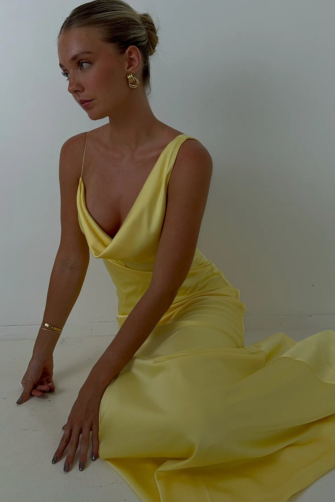 Bianka Gown (Yellow) - First Date Rentals