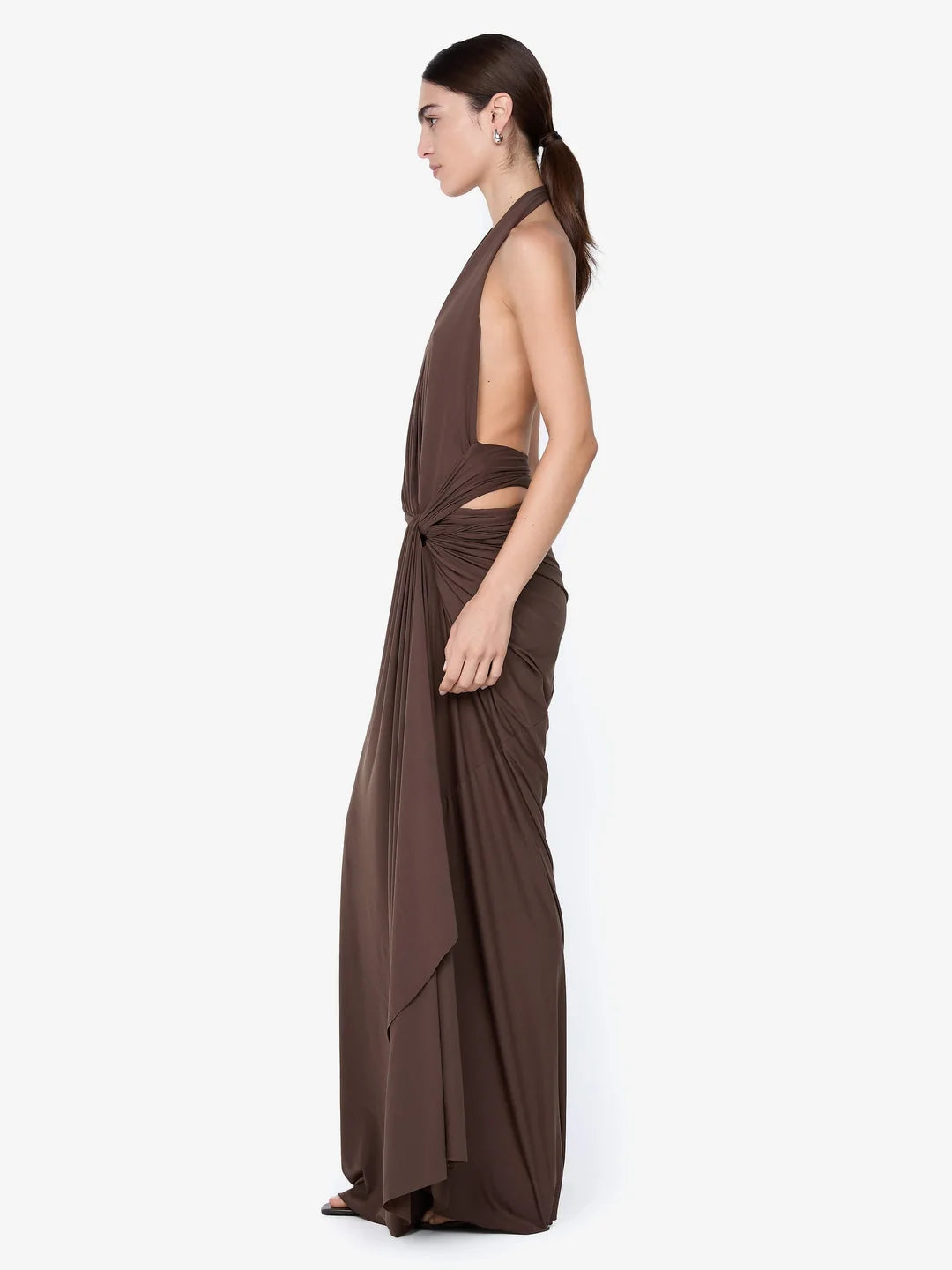 Clementine Twist Dress (Milk Chocolate)