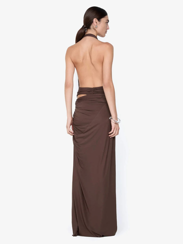 Clementine Twist Dress (Milk Chocolate)