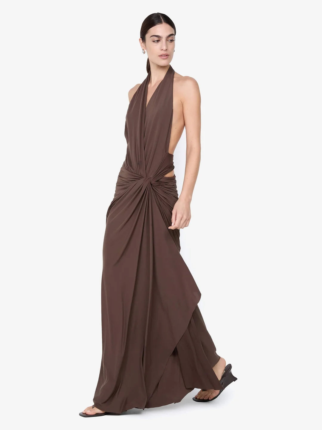 Clementine Twist Dress (Milk Chocolate)