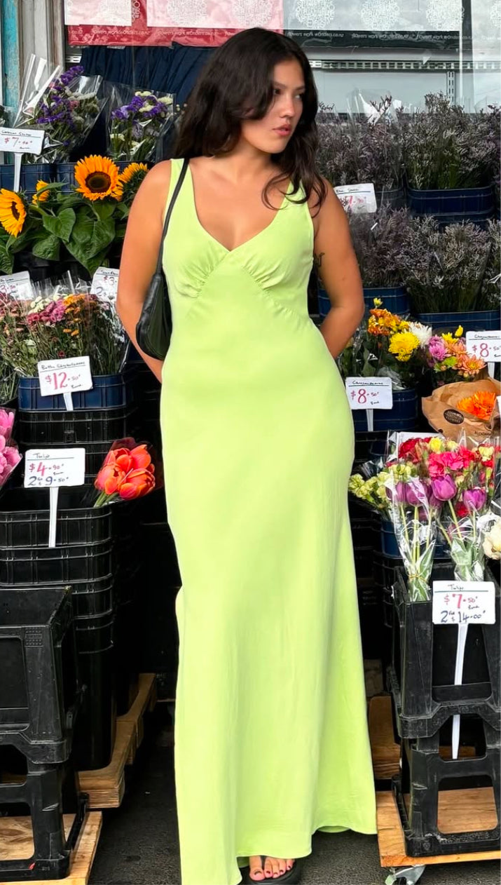 ESMERELDA SLIP DRESS - First Date Rentals