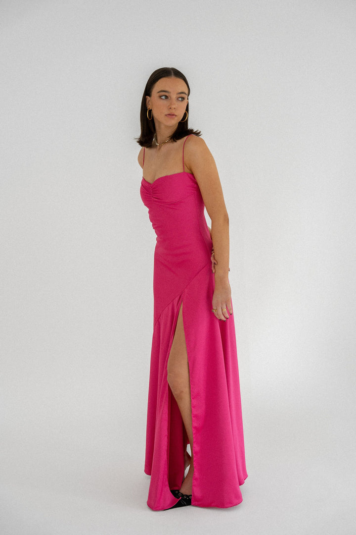 Gaia Gown (Pink) - First Date Rentals