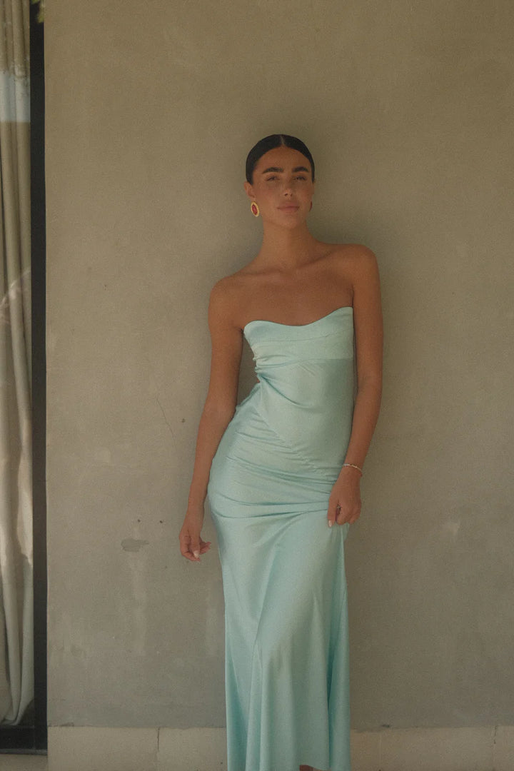Hugo Gown (Aqua) - First Date Rentals