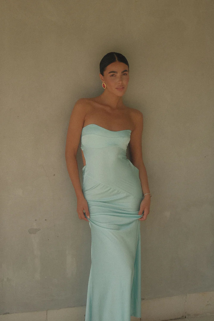 Hugo Gown (Aqua) - First Date Rentals