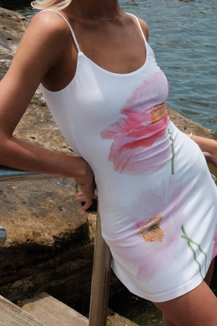 Poppy Low Back Mini Dress - First Date Rentals