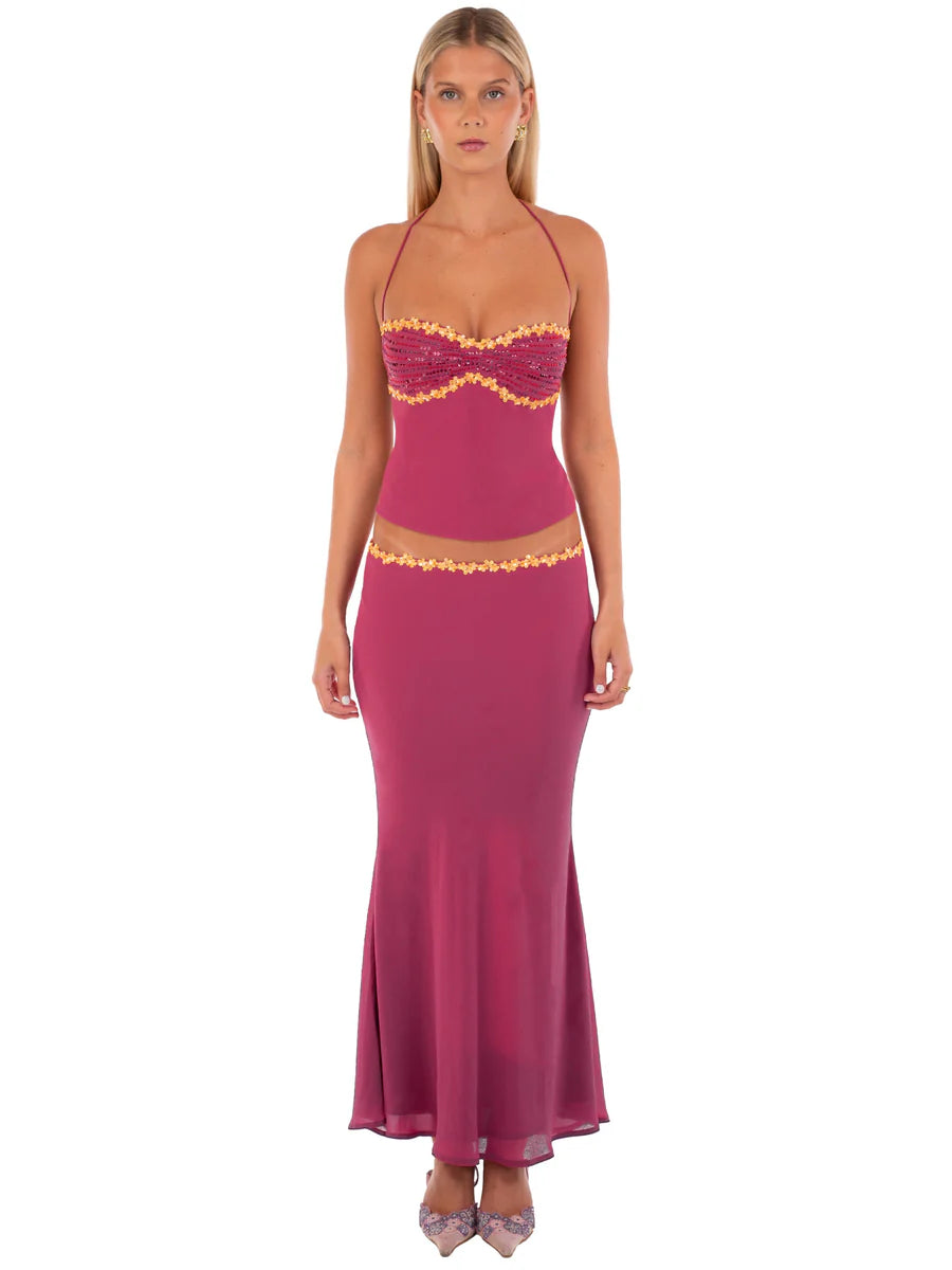 Jemima Set (Wine) - First Date Rentals
