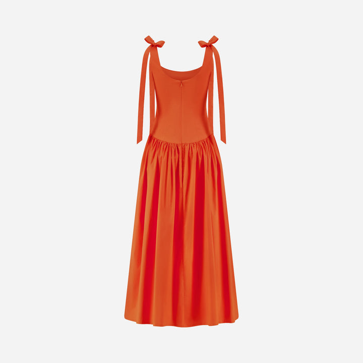 Daisy Chain Dress (Orange) - First Date Rentals