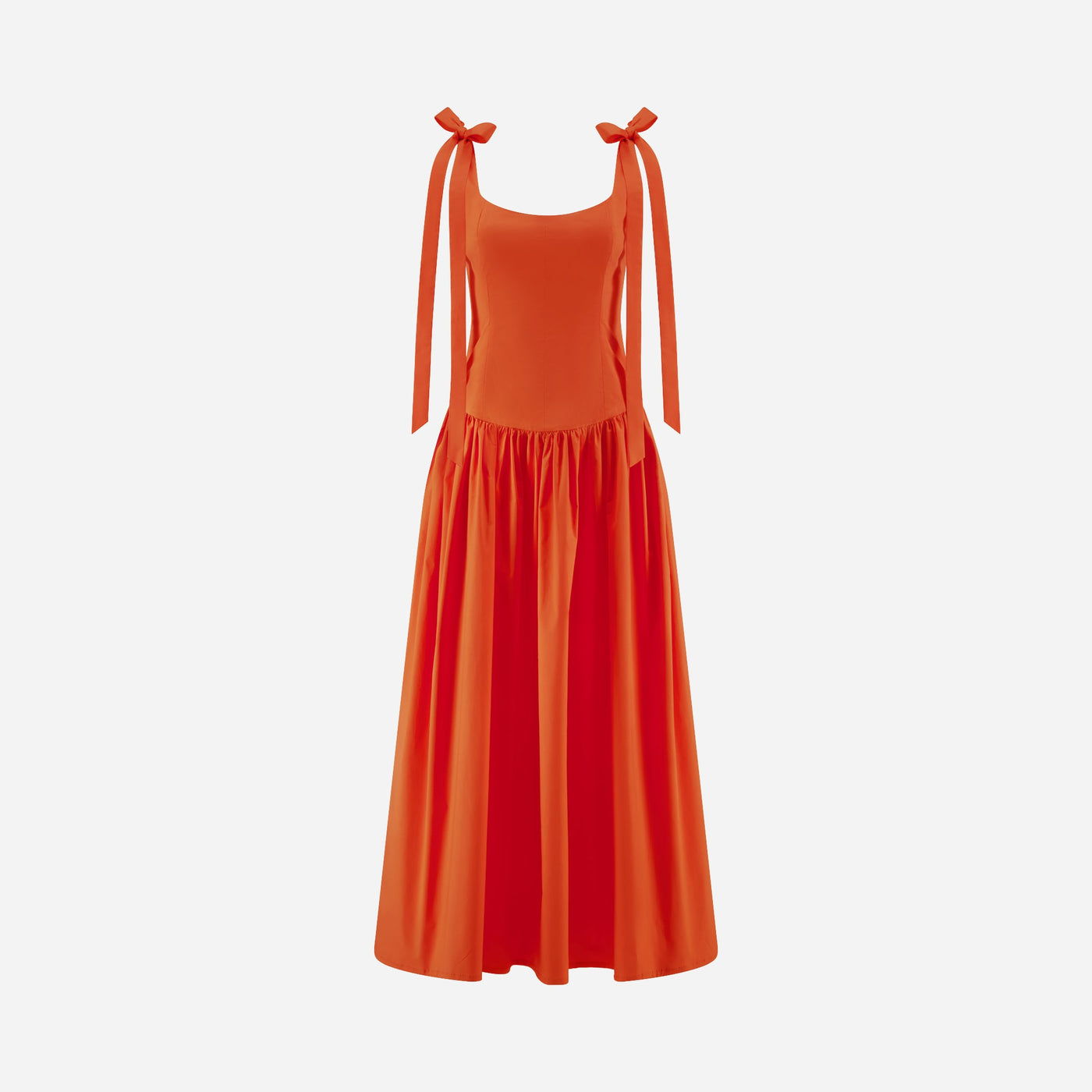 orange chain dress Taking Sides Chain Bandage Midi Dress - Orange