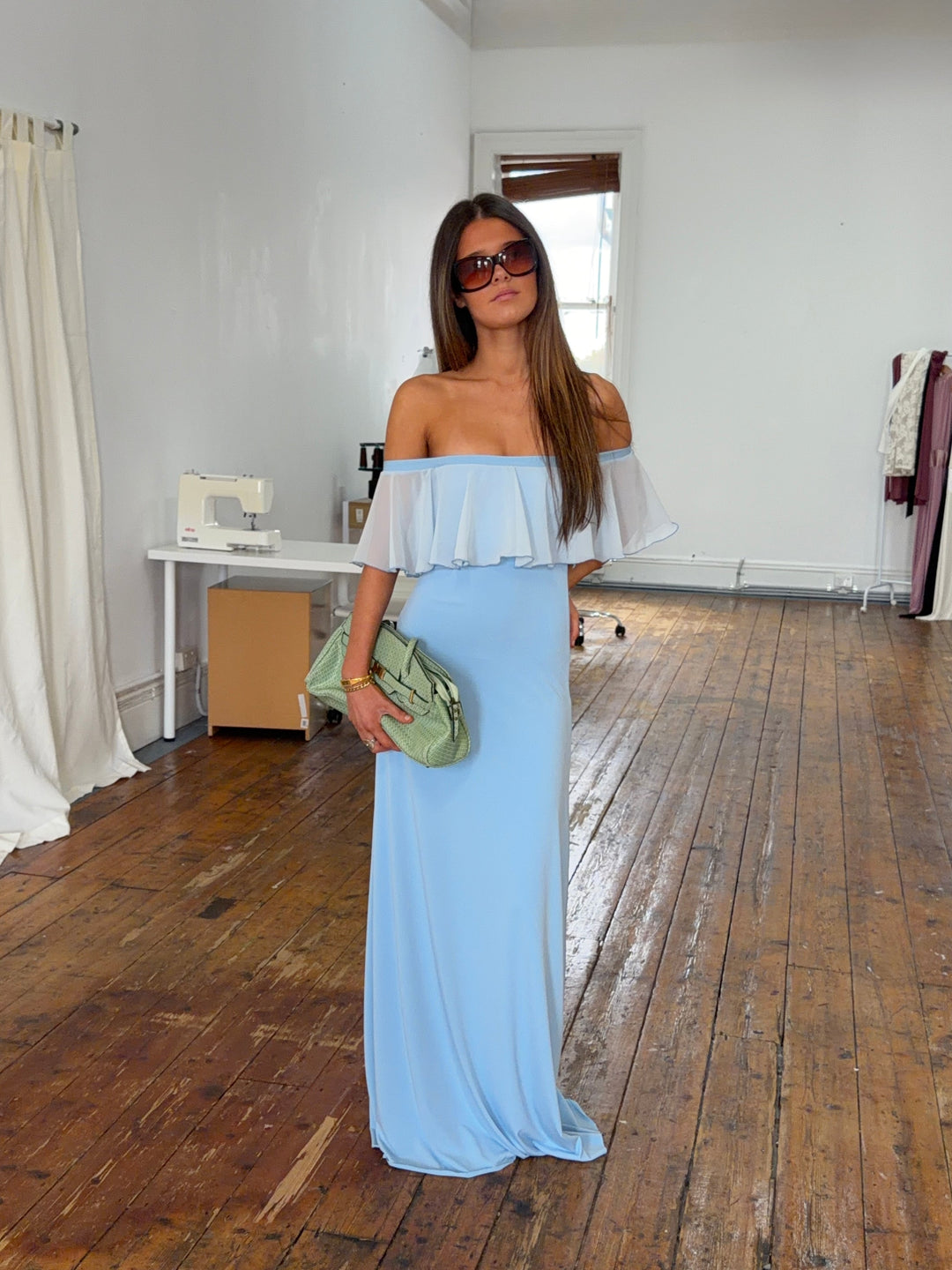 PHYLLIS DRESS (BABY BLUE)